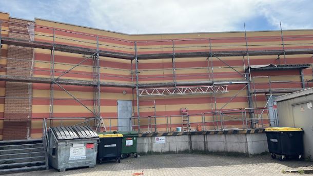 aussenwaende streichen in hohenhameln mit geruest